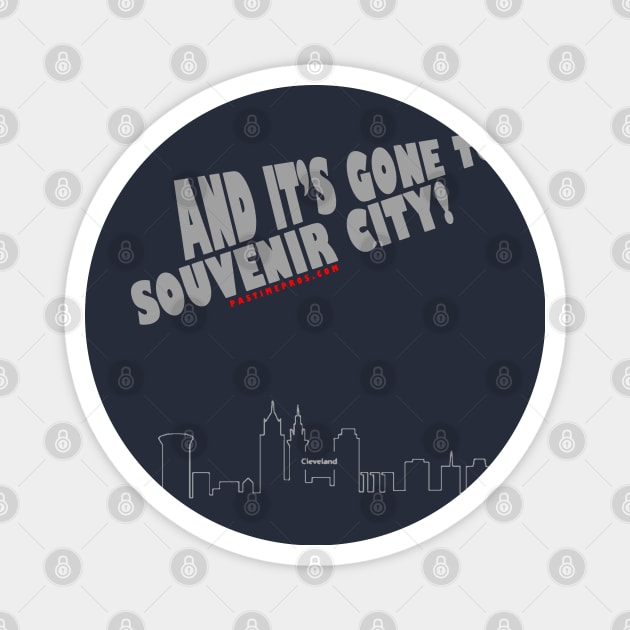 Cleveland Souvenir City Magnet by Pastime Pros